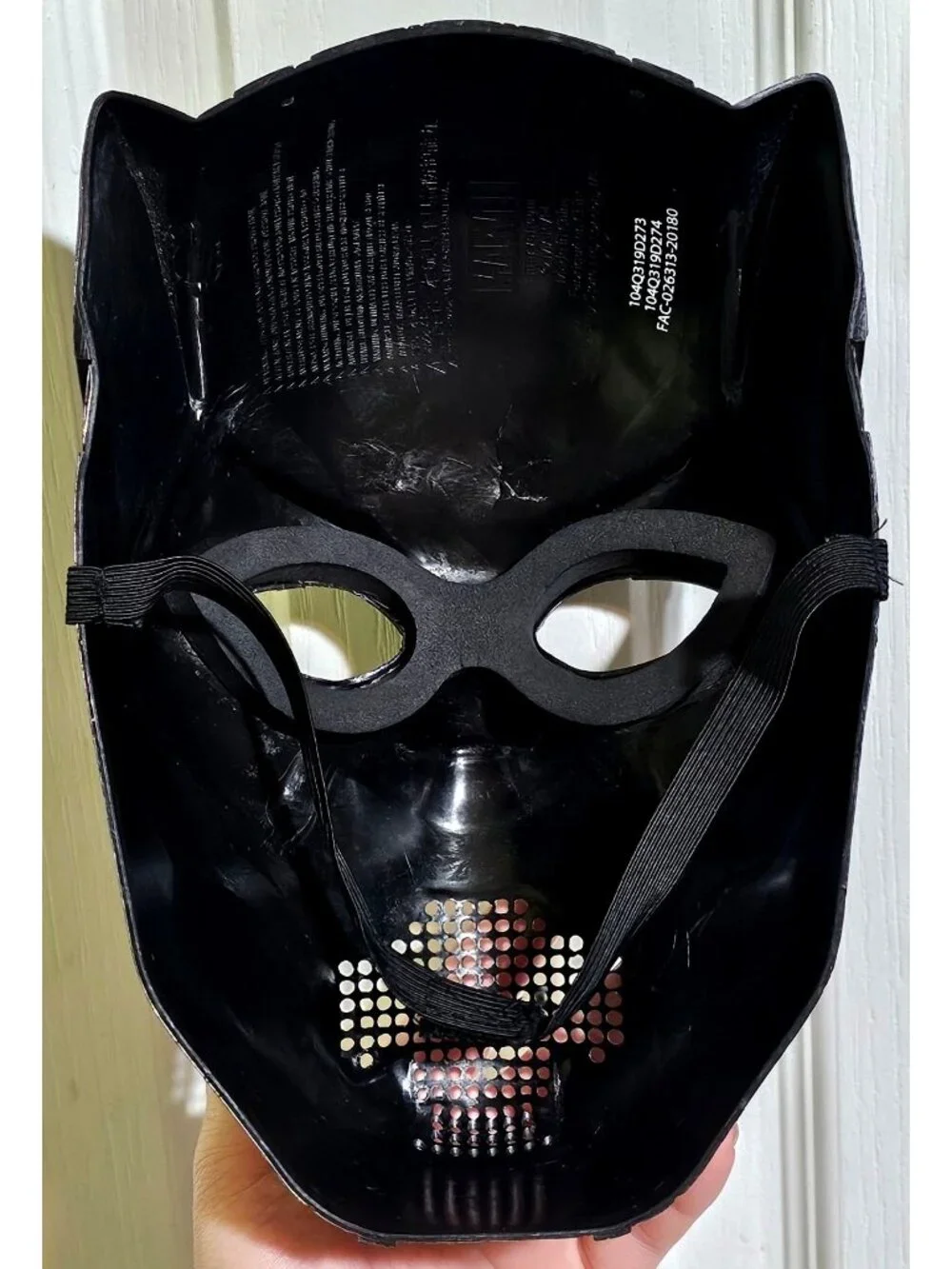 Disney Store Marvel Avengers Black Panther Muscle Costume Boys 5 6 Mask Gloves - Picture 8 of 13